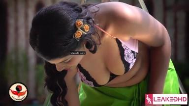 Saree Fashion Green Silk Saree Look Part 1