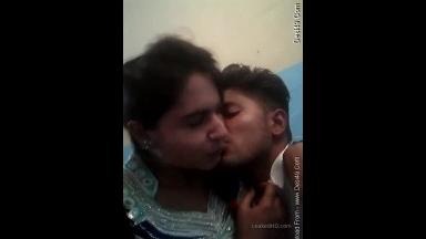 Cute Indian Lover Kissing