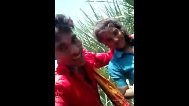 Desi Village Lover Outdoor Kissing