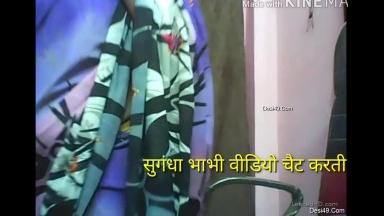 Desi Sugandha Bhabhi Showing Her Nude Body On Cam Show