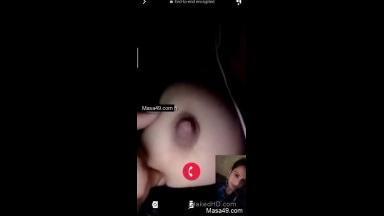 Sexy Bihari Girl Showing Her Boobs On Video Call Part 1