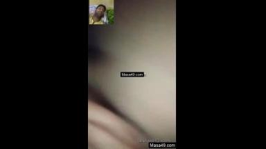 Today Exclusive -Sexy Bhabhi Showing Her pussy On Video Call