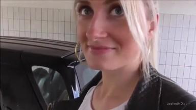 german girl gets fucked washing her car