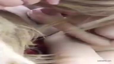 blonde girl sucks dick on periscope