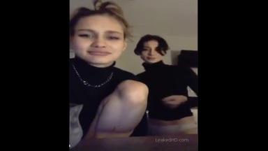 drunk skinny teens working their bodies on periscope