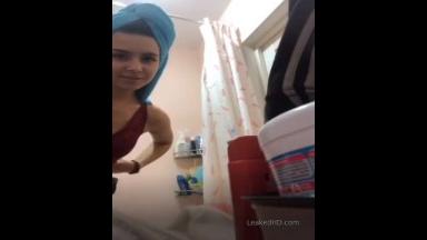 Cutie on periscope right after shower