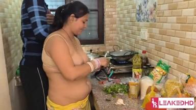 Desi Puja Bhabhi Fucked in Kitchen Part 3