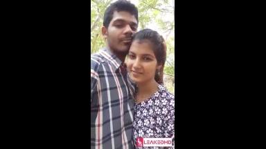 Indian Lover Kissing with Girlfriend