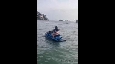 sucking dick on a jetski