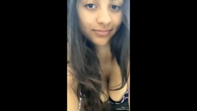 NRI Young Wife Showing Her Perfect Body to Secret Lover