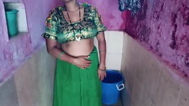 Indian Bhabhi Romantic Bathroom Sex