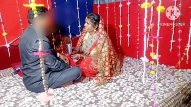 Indian Village Wedding Night Newly Married Bride First Time Hardcore Sex Roleplay