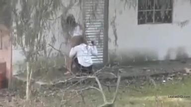 Caught people fucking outdoors