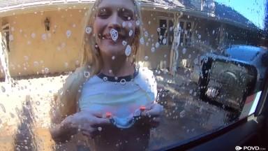 Car Wash Creampie