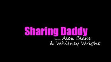 Whitney Wright and her adopted sister Alex Blake share their stepdad in a raunchy hardcore threesome