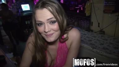 Mofos - Sexy Barmaid gets pounded in the back room