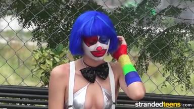 StrandedTeens - Dirty clown gets into some funny business