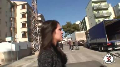 Finding an amateur on the street for anal