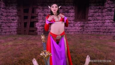 Whorecraft Abella Danger the Elf Mage Sucks and Fucks for Mana