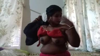 Today Exclusive amp8211  Tamil Wife Showing Boobs