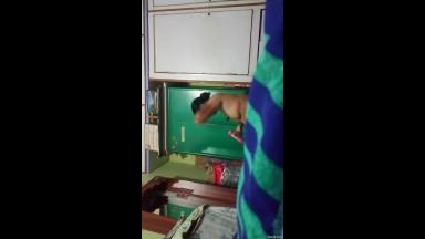 Today Exclusive- Sexy Desi Bhabhi Changing Cloths After Bathing