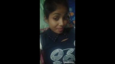 Today Exclusive- Cute Desi Girl Blowjob and Showing Her Boobs Part 2