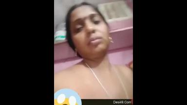 Today Exclusive  Horny Desi Bhabhi Showing Her Nude Body And Masturbating Part 3