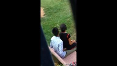 Today Exclusive- Lover Fucking In Park