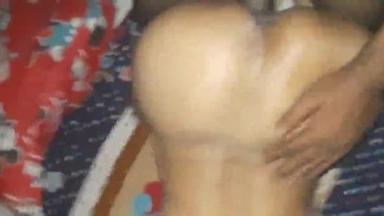 Today Exclusive- Desi Couple Fucking Hubby Cum On Her Ass