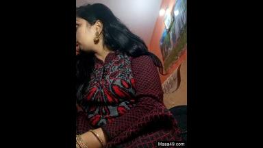 Today Exclusive  Most Demanded Bhabhi Latasha  Shows her Boobs and Fingering Part 1