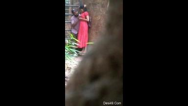 Today Exclusive -Desi Lover OutDoor Romance Capture In Hidden Cam Part 5