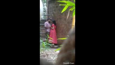 Today Exclusive -Desi Lover OutDoor Romance Capture In Hidden Cam Part 3