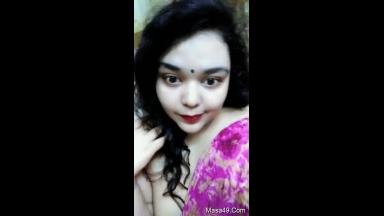 Today Exclusive-Desi Bangla Girl Shows Boobs part 1