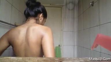 Horny Lankan Girl Shows Boobs