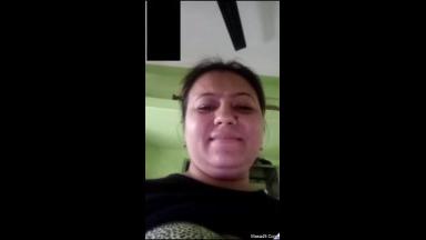 Indian Wife Shows Big Boobs