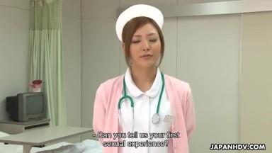 Nurse got fucked hard at work until she came