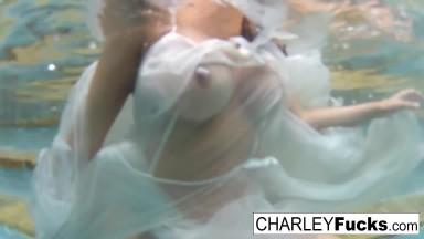 Charley Chase shows of her amazing tits