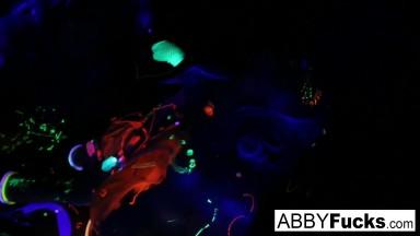 Black Light Rainy Night with Abigal Mac amp Ava Addams