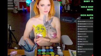 Amouranth Jerkmate Nude Boobs Livestream Video