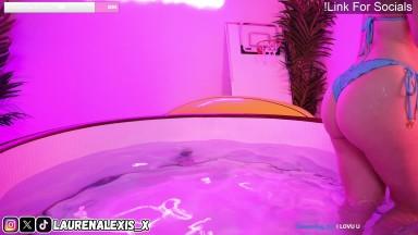 Lauren Alexis Livestream Home Pool Play Video Leak