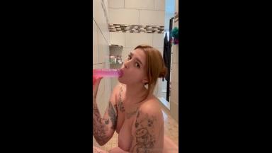 Nataliexking Bathroom Solo Dildo Fuck Onlyfans Video