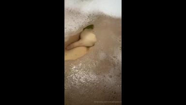 Christina Khalil Nude Pussy Play In Bath Video Leaked