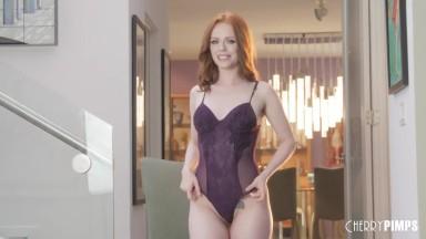 Ella Hughes Strips Out of Her Lingerie