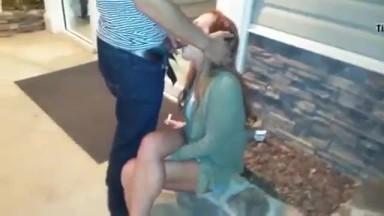 Drunk Girl public Blowjob