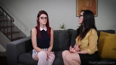 Therapist Transforms Uptight Conservative Girls into Horny Lesbians