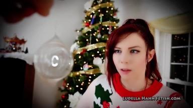 Brainwashed Around the Christmas Tree   Ludella Hahn Fetish   HD MP4 1080p