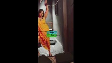 Bong BBW Oasi Das Orange Saree Strip