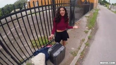 Leaving Her Baggage Behind