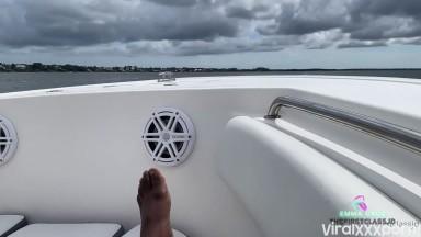 Watch Emmassecretlife Nude Pussy Fucked on a Boat Onlyfans Video for Free