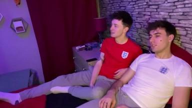 British boys fuck during World Cup